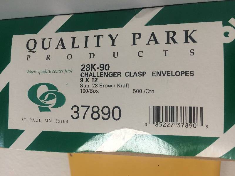 Quality Park Clasp 9 x 12 Envelopes