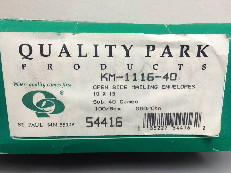Quality Park Open Sided Mailing Envelopes