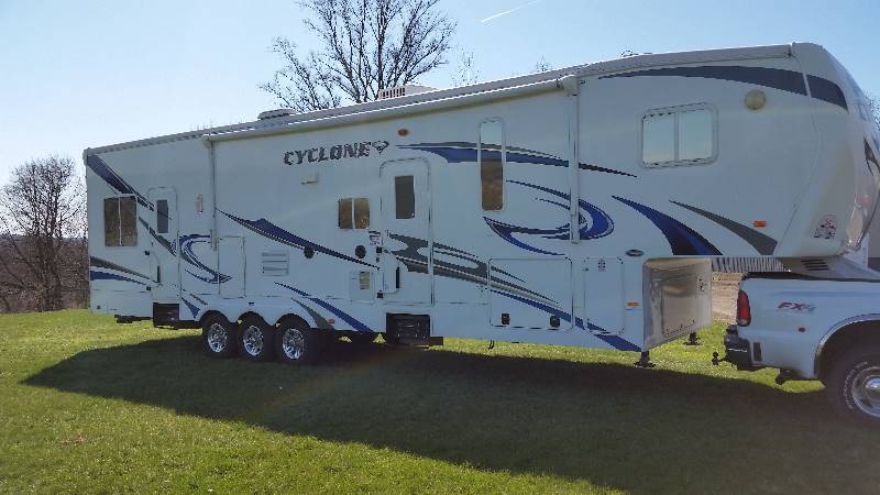 2011 Cyclone 3612 Toy Hauler