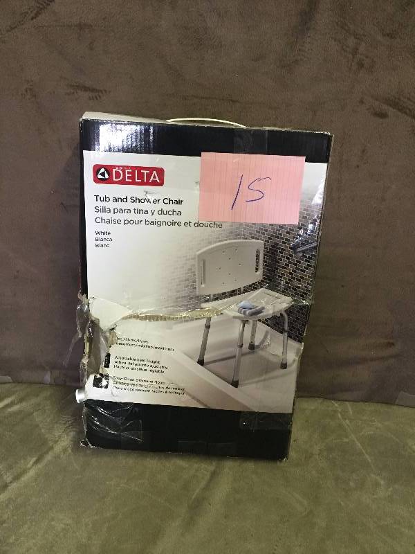 lot 15 image: Delta Adjustable Tub and Shower Chair