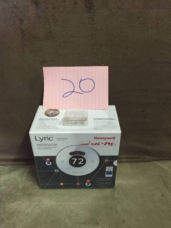 lot 20 image: Honeywell Lyric Thermostat New RCH9300WF