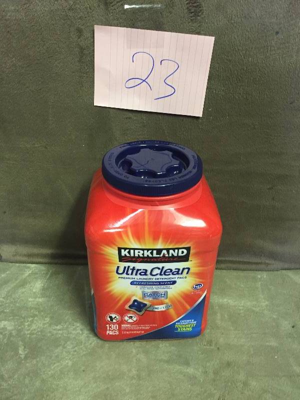 lot 23 image: Kirkland Ultra Clean Detergent pacs
