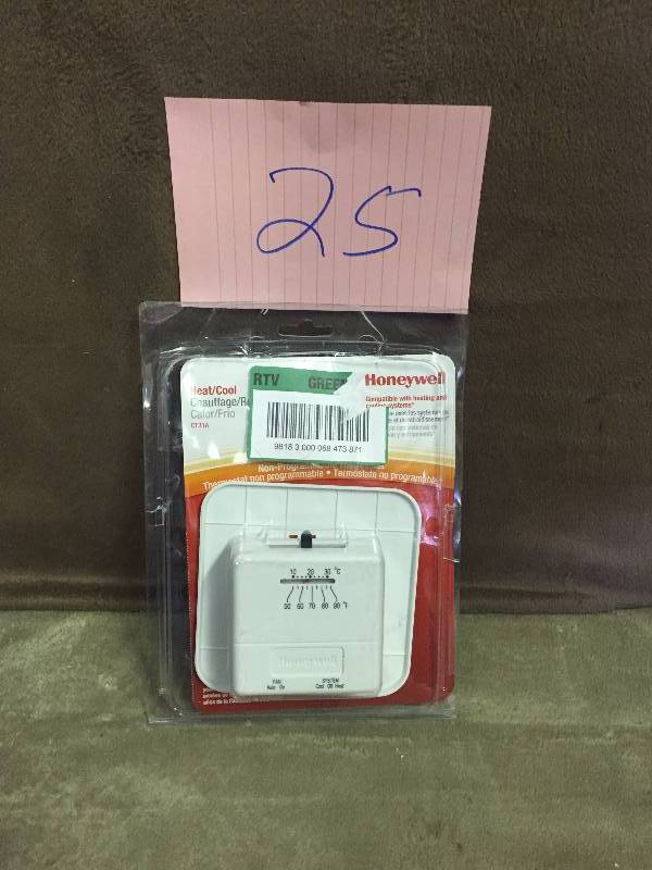 lot 25 image: Economy HeatCool Manual Thermostat