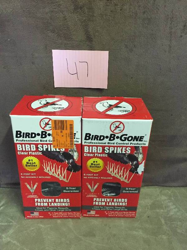 lot 47 image: Bird B Gone lot of 2