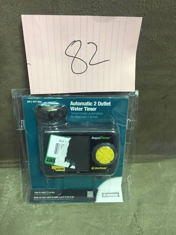 lot 82 image: Melnor Automatic 2-Outlet Hose Timer