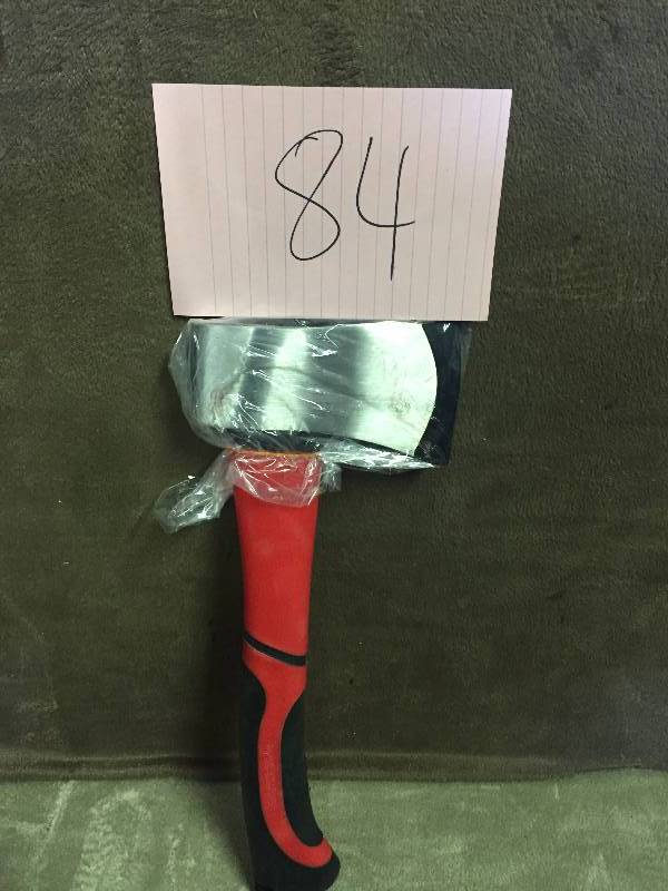 lot 84 image: TEKTON 3284 20-Ounce Fiberglass Camp Axe New
