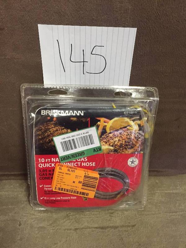 lot 145 image: Natural Gas Quick Connect Hose