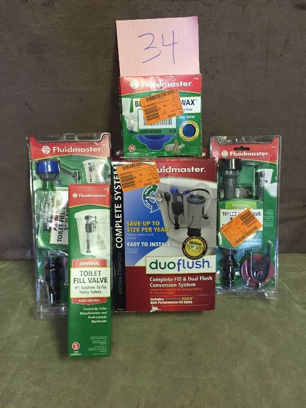 lot 34 image: Lot of Fluidmaster Items