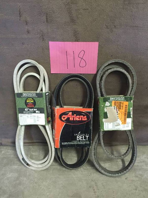 lot 118 image: Lot of assorted Belts