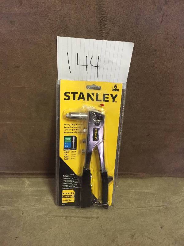 lot 144 image: Stanley Riveter used