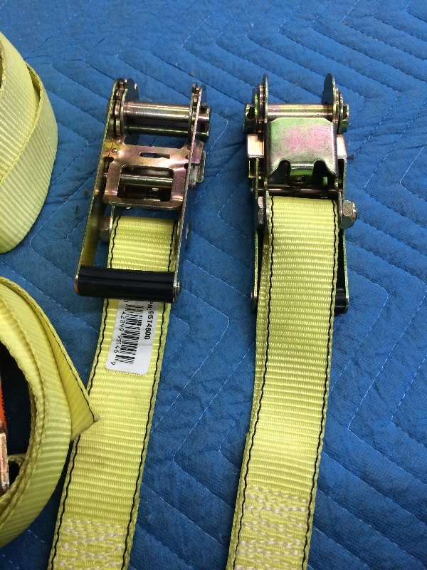 lot 14 image: Tie down Ratchet Straps - New