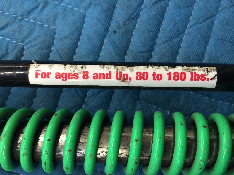 lot 130 image: Pogo Stick