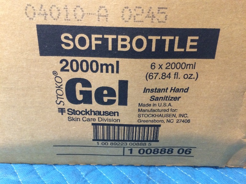 lot 148 image: STOKO Hand Sanitizer  Gel  Softbottle   Box lot of 6   New Product    see all pictures for more details