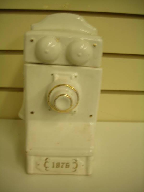 Vintage Old Fashioned Telephone Canister