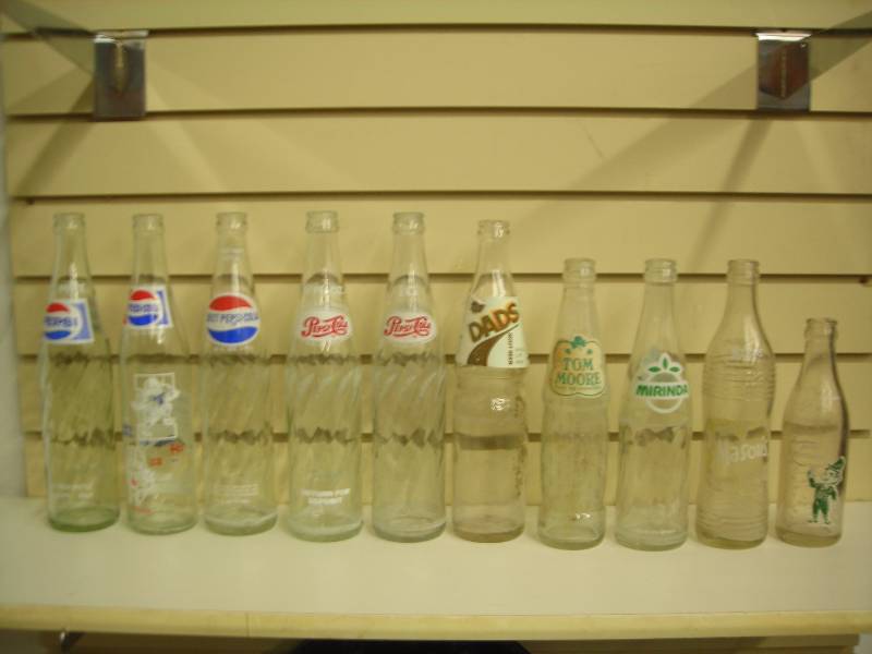 Collection Of Old Pop Bottles