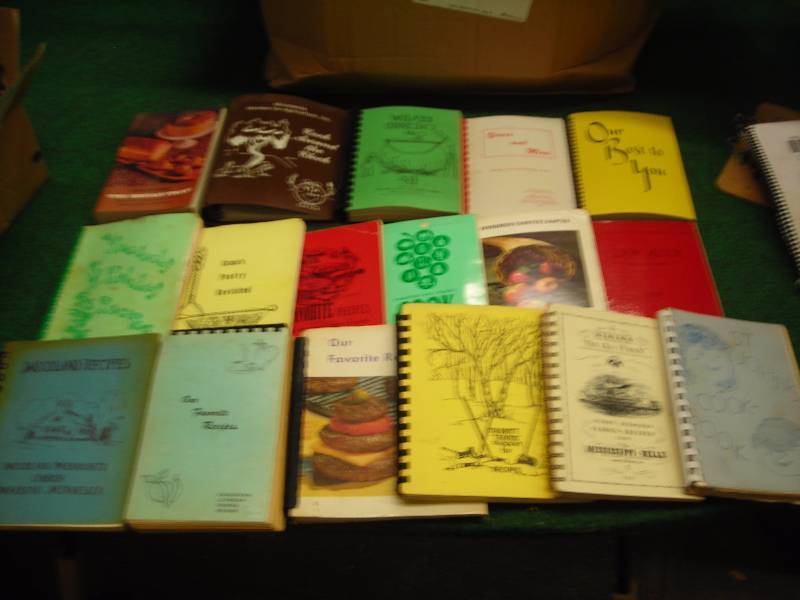 Collection Of Vintage Cook Books