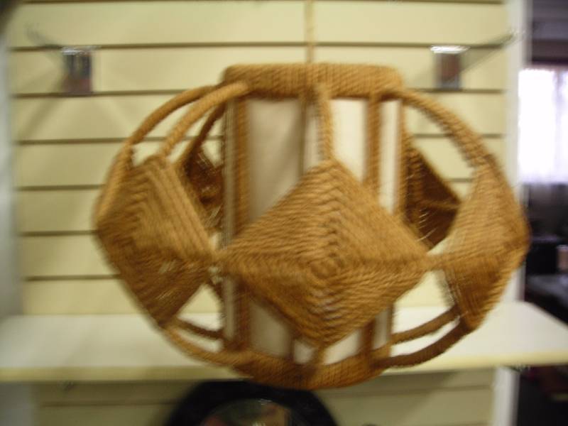 Retro Hanging Rope Light Fixture