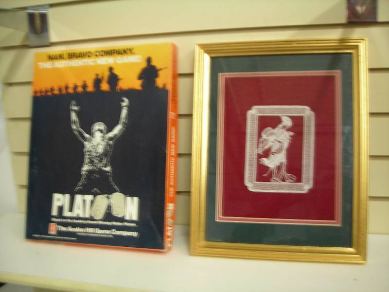 Platoon Board Game, Framed Picture 12 x 14