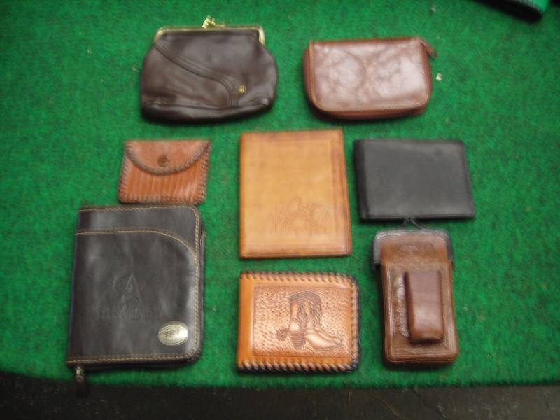 Billfolds, Clutches, Coin Purses (8 In All)