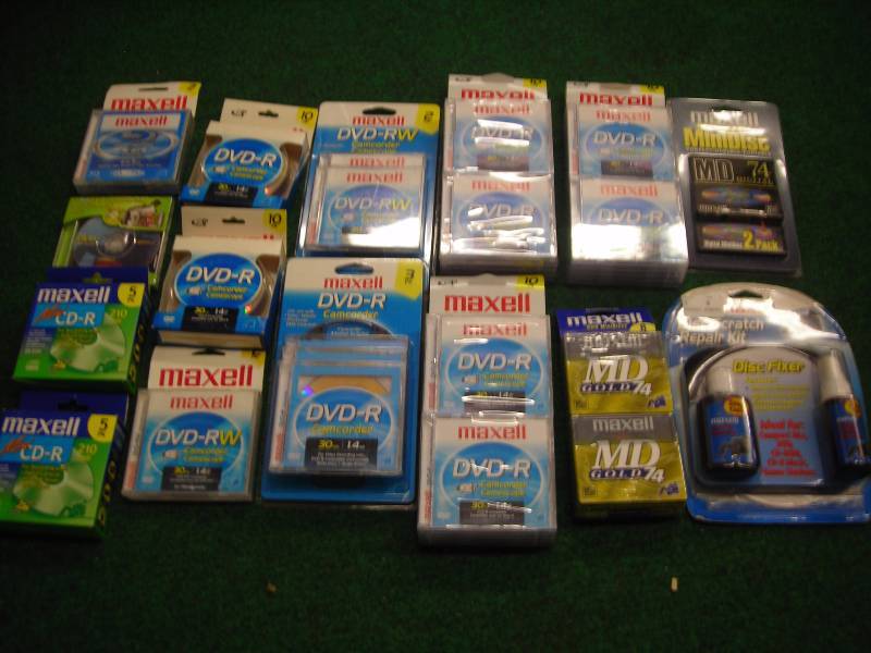 80 Count Of Camcorder DVD-R Discs New In Packages