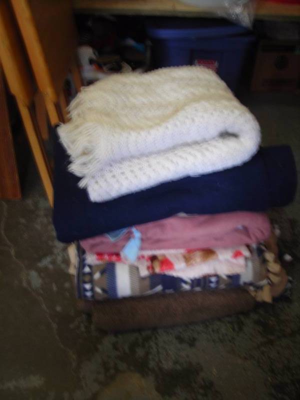Assorted Fleece Blankets & Afghans