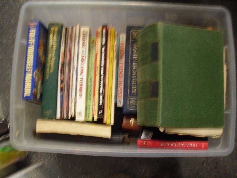 Box Lot Of How To & Health Related Books