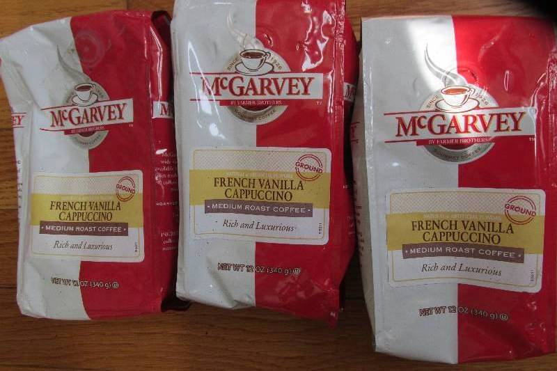 Lot of 3 McGarvey 12 ounce bags gro...