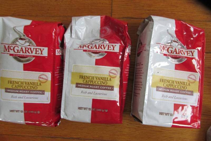 Lot of 3 McGarvey 12 ounce bags gro...