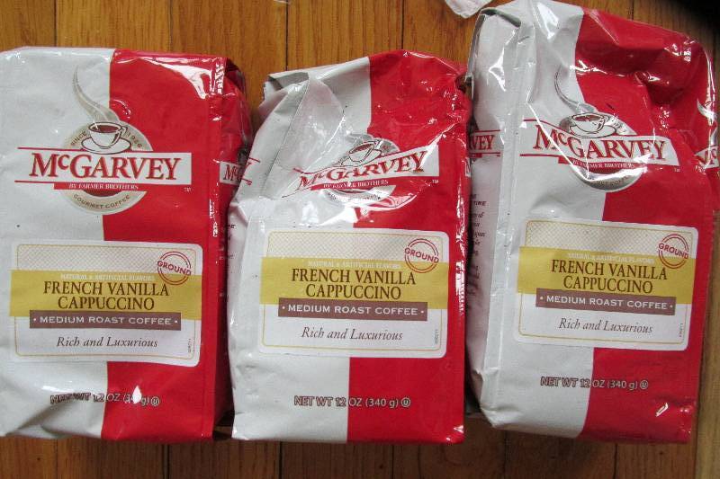 Lot of 3 McGarvey 12 ounce bags gro...