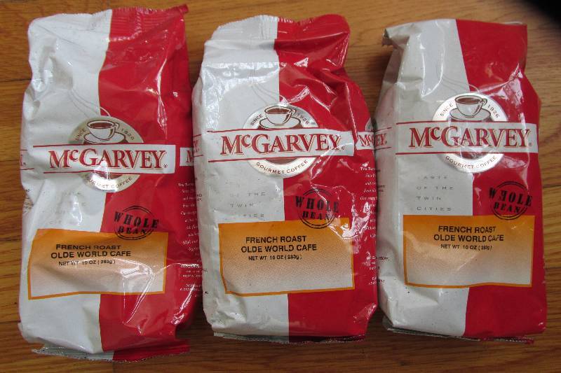 Whole Bean McGarvey coffee, 3 12 ou...