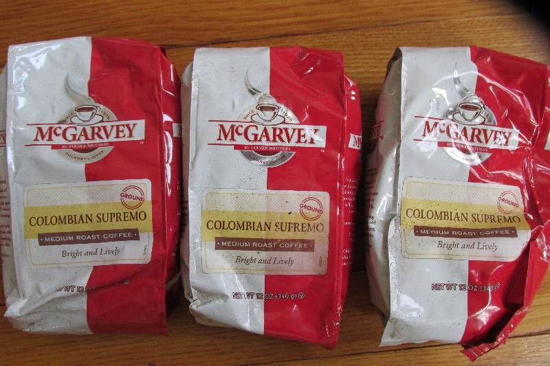 Lot of 3 McGarvey 12 ounce bags gro...