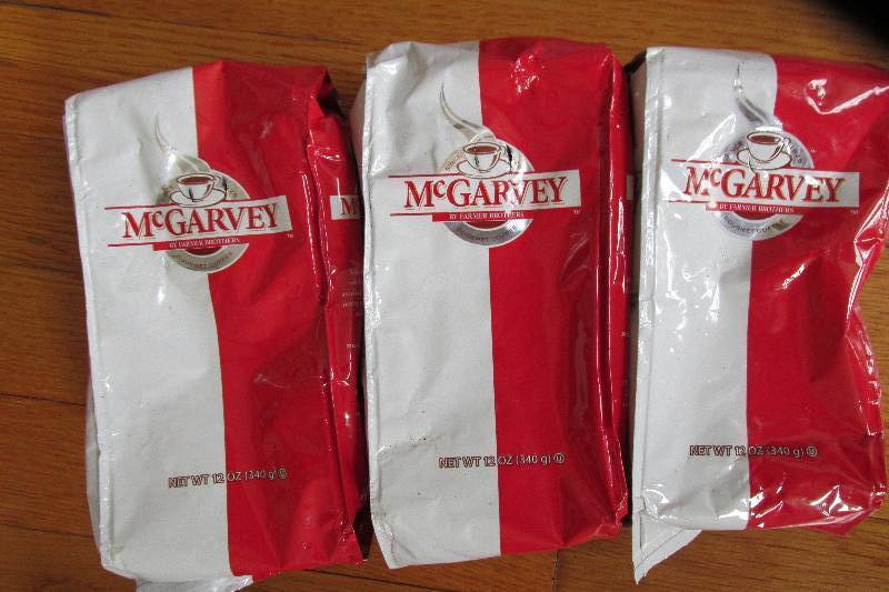 Lot of 3 McGarvey 12 ounce bags gro...