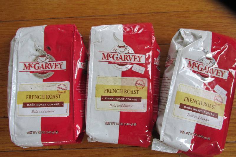 Lot of 3 McGarvey 12 ounce bags gro...