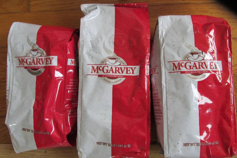 Lot of 3 McGarvey 12 ounce bags gro...