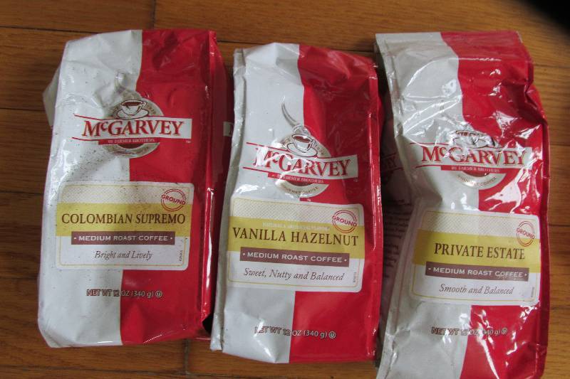Lot of 3 McGarvey 12 ounce bags gro...