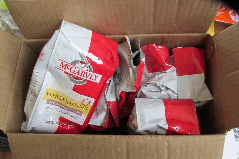 Lot of Hazelnut coffee, some bags a...