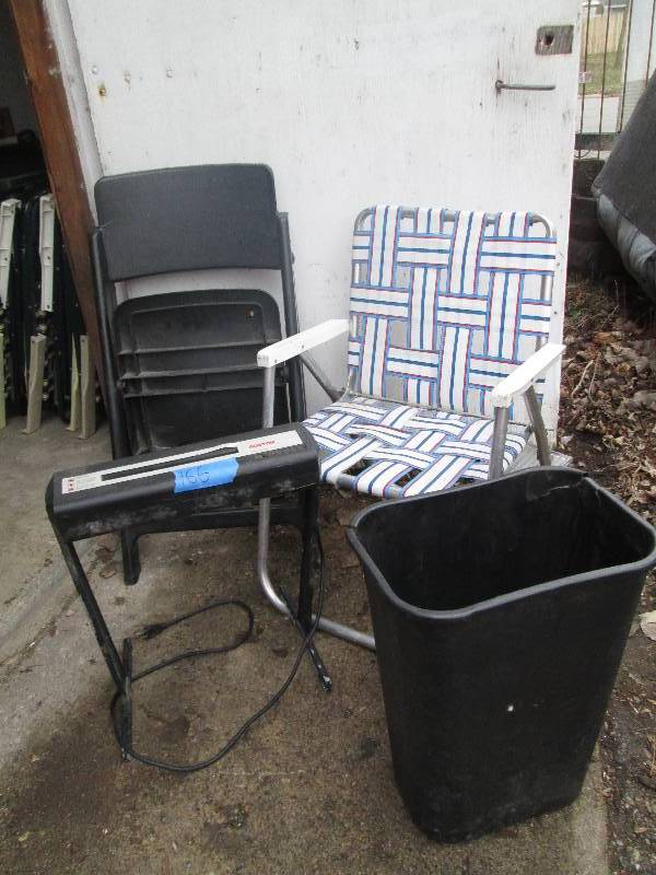 mixed lot of paper shredder, 2 lawn...