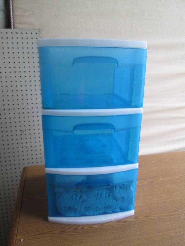 Sterlite 3 drawer plastic storage c...
