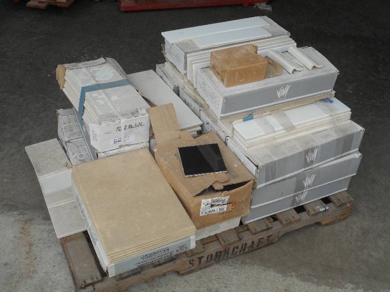 Pallet Lot Of Glazed Wall Tile Viva White---(1...