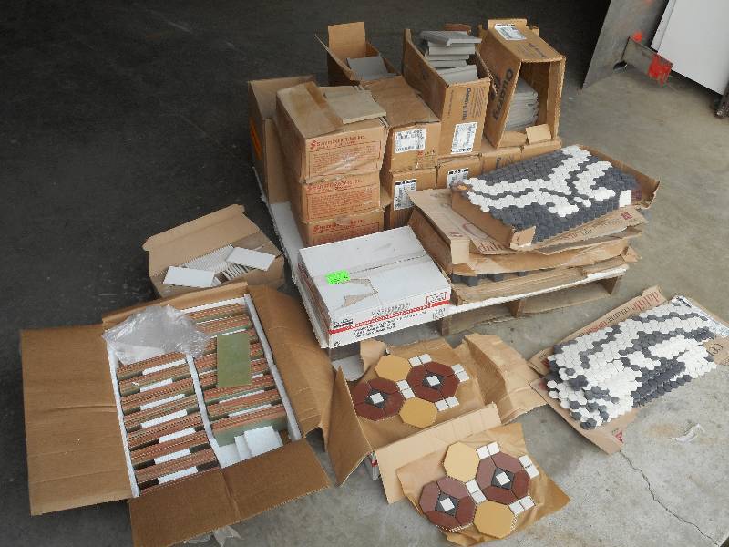 Pallet Lot Of Assorted Tile & Backs...