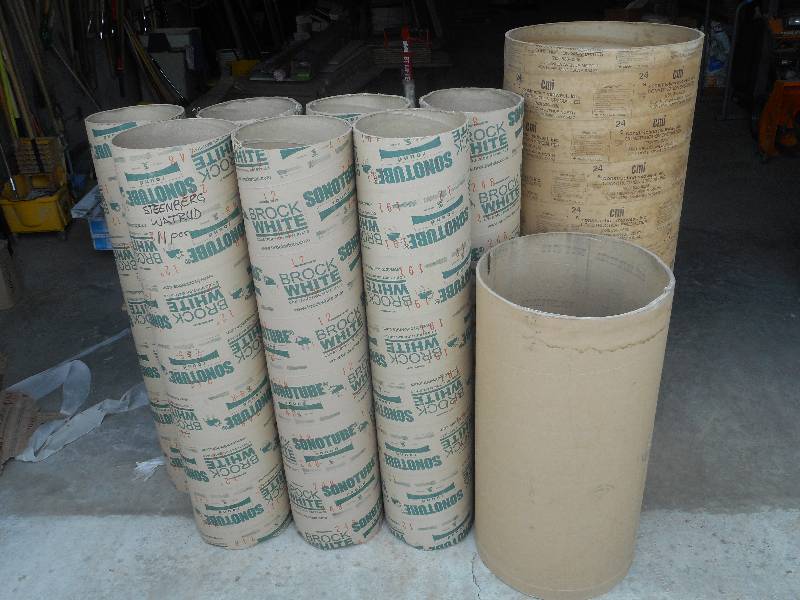 Lot Of (9) Sonotube Concrete Forms,...