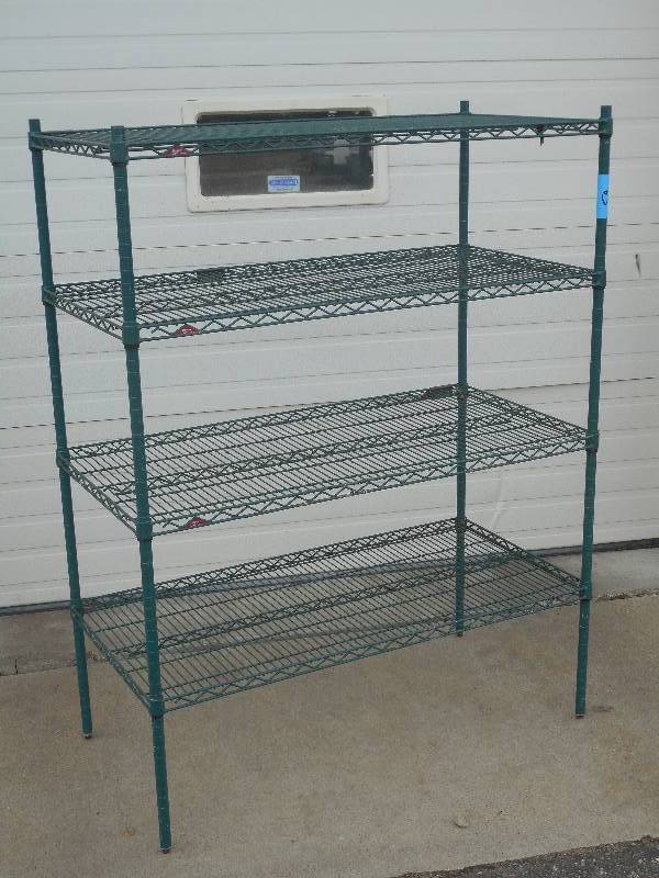 Metro 4-Level Steel Shelf, 22x48x...