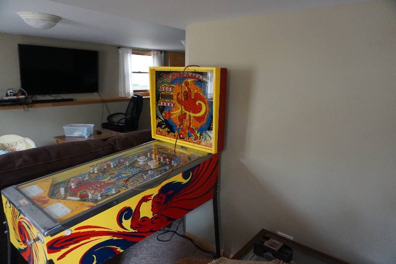 Bally Fireball Electronic Antique Pin Ball Game