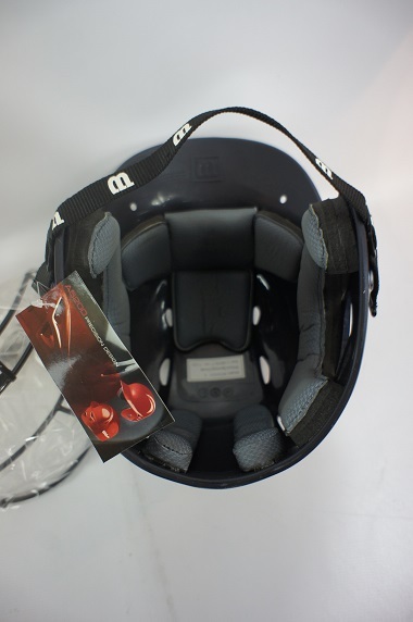 lot 108 image: Wilson A5211 Helmet Navy - Large 7 38- 7 12 With Mask