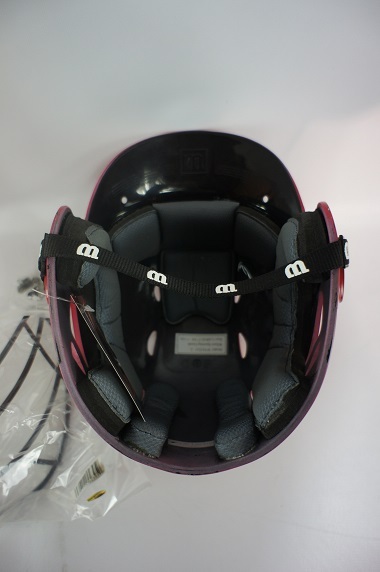 lot 109 image: Wilson A5211 Helmet Scarlet - Large 7 38- 7 12 With Mask