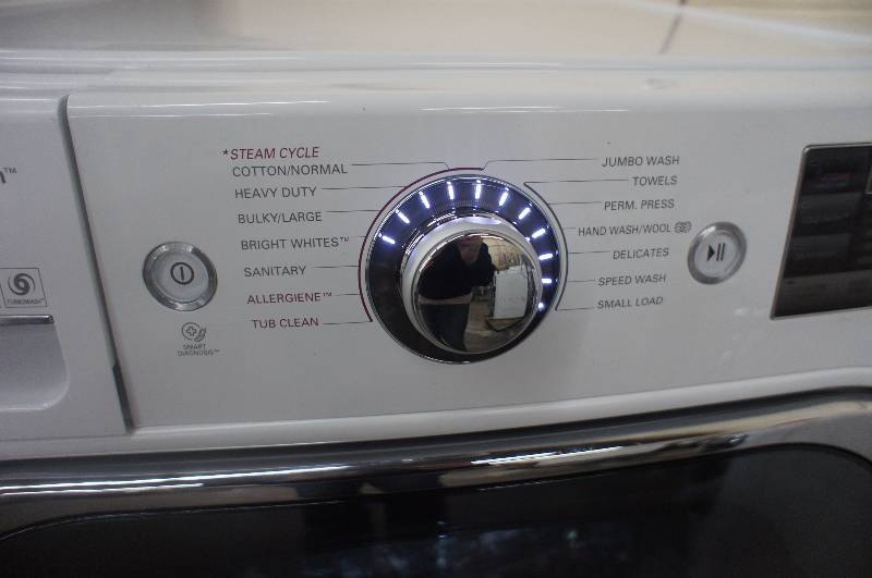 lot 9 image: LG Washer - Model # (WM8000HWA)