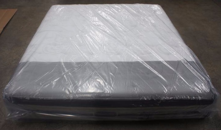 lot 35 image: Simmons Beautyrest King Alayna Luxury Firm Pillowtop Mattress.