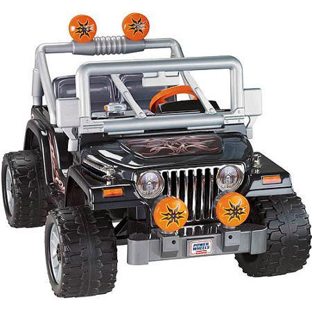 orange power wheels jeep