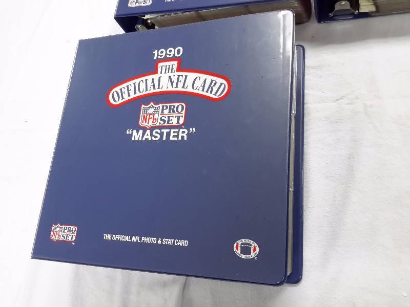 1990 NFL Pro Set MASTER folder.
