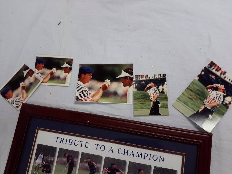 Payne Stewart Commemorative US OPEN picture and loose pictures